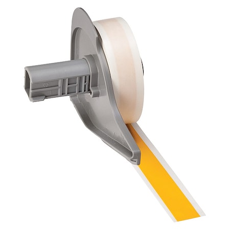 Continuous Label Stock, Yellow, Gloss, 1/2 in W MPN:M7C-500-595-YL