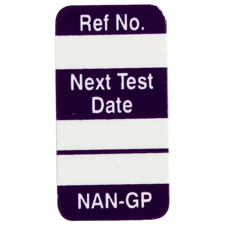 Nanotag(tm) Insr, 1-1/4 x 5/8 In, PK100, NAN-GP P MPN:NAN-GP P