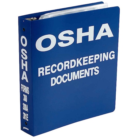 Binder, OSHA Record Keeping Documents, 10 1/2 in W, 11 5/8 in H MPN:OR323E