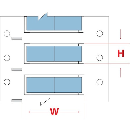 Write On Blue Wire Marker Sleeves, PermaSleeve® Polyolefin, PS-094-2-BL-S-2 MPN:PS-094-2-BL-S-2