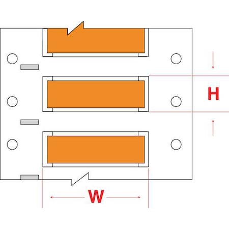 Write On Orange Wire Marker Sleeves, PermaSleeve® Polyolefin, PS-1500-2-OR-S MPN:PS-1500-2-OR-S