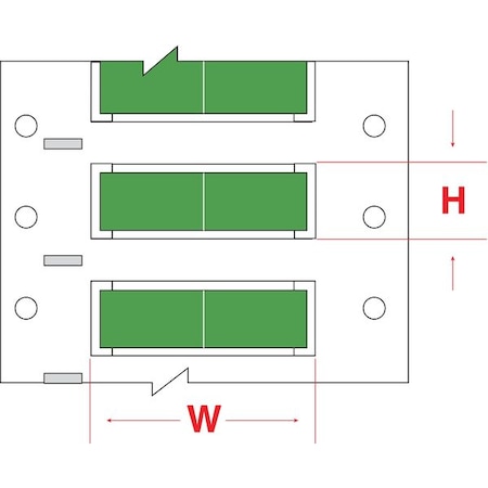 Write On Green Wire Marker Sleeves, PermaSleeve® Polyolefin, PS-250-150-GR-S-2 MPN:PS-250-150-GR-S-2