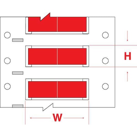 Write On Red Wire Marker Sleeves, PermaSleeve® Polyolefin, PS-250-150-RD-S-2 MPN:PS-250-150-RD-S-2