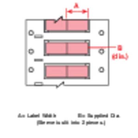 Sleeve Label, Pink, Polyolefin, 1/2 in W MPN:PS-500-150-PK-2
