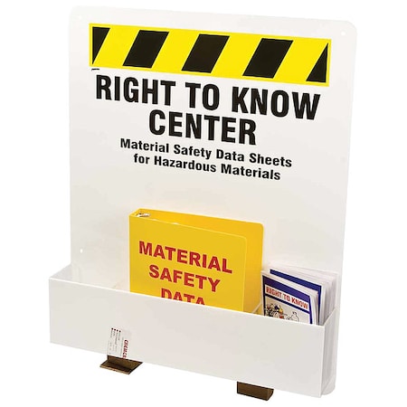 Right to Know Center, Right-To-Know Center, Acrylic, 24 in W, 30 in H MPN:RK373E