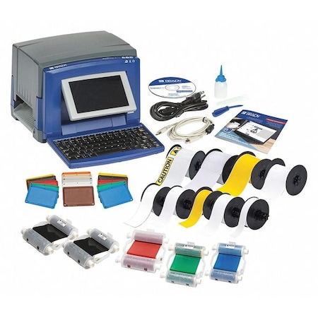 Desktop Label Printer Kit, S3100 Series, Single Color Capability MPN:S3100W-LEAN-KIT