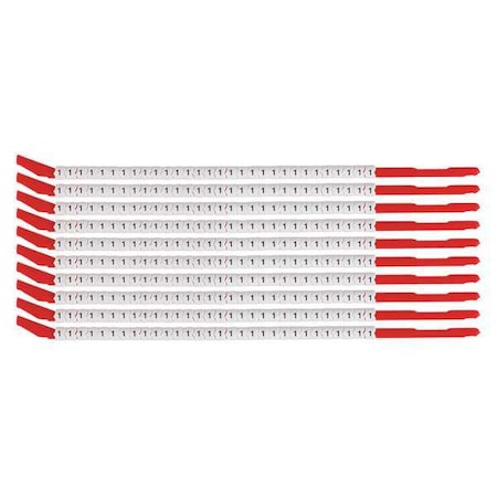 Wire Marker Wand, Preprinted, Sleeve, PK10, SCN10-1 MPN:SCN10-1