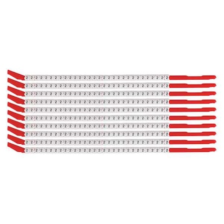 Wire Marker Wand, Preprinted, Sleeve, PK10, SCN10-2 MPN:SCN10-2