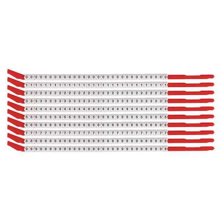 Wire Marker Wand, Preprinted, Sleeve, PK10, SCNC-10 MPN:SCNC-10