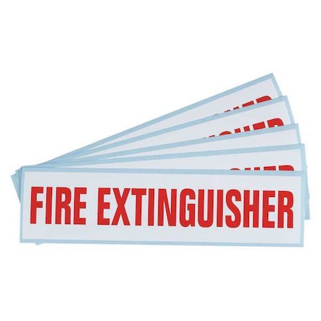 Vinyl Label, 2 1/4 in x 9 in, Vinyl, PK5 MPN:SV089E