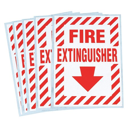 Vinyl Label, 7 in x 5 in, Vinyl, PK5 MPN:SV090E