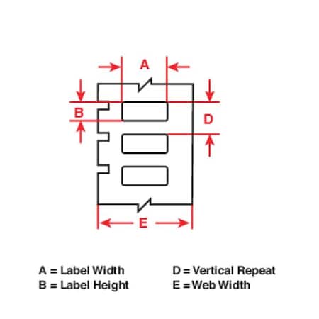 Thermal Transfer Label, All White, Labels/Roll: 3000 MPN:THT-137-427-3-AW