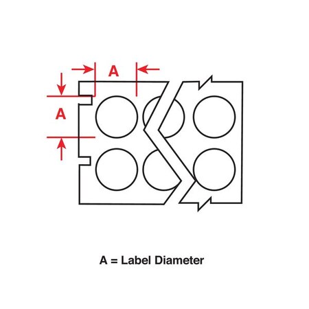 Thermal Transfer Label, White, Labels/Roll: 3000 MPN:THT-144-499-3