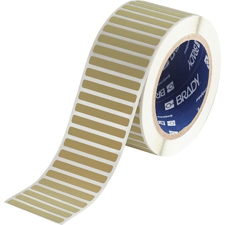 Matte Amber Polyimide Circuit Board Labels 0.25 in H x 2 in W Amber 2500/RL MPN:THT-15-724-2.5