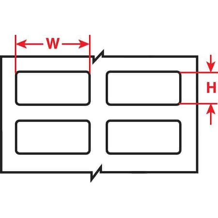 White Polypropylene Wire Marker, THT-6-449-3 MPN:THT-6-449-3