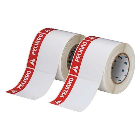 Red on White Label Stock, Wire Marker, THTEL-161-483-1-PE MPN:THTEL-161-483-1-PE