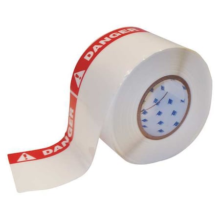 Arc Flash Label, Red/Bk/Wht, Polyester, PK2, THTEL-25-483-1-DA MPN:THTEL-25-483-1-DA