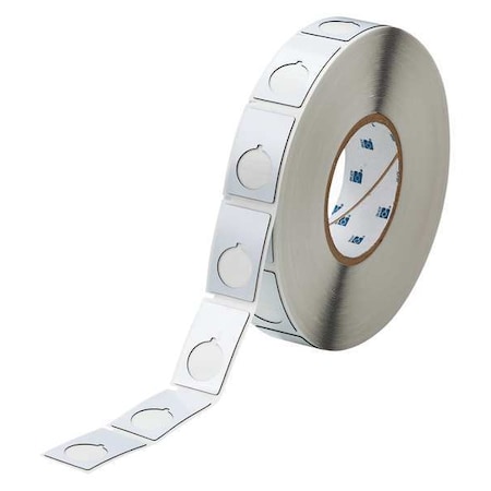 Push Button Label, White, Labels/Roll: 500 MPN:THTEP-168-593-.5