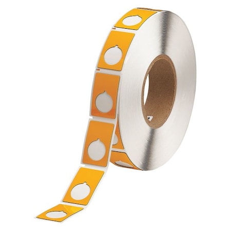 Label, Yellow, Labels/Roll: 500 MPN:THTEP-168-593-.5YL