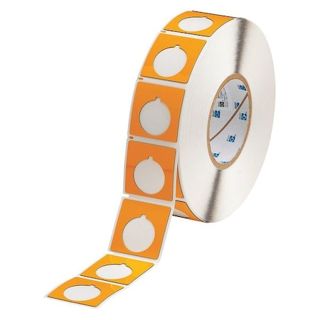 Push Button Label, Yellow, Labels/Roll: 500 MPN:THTEP-169-593-.5YL