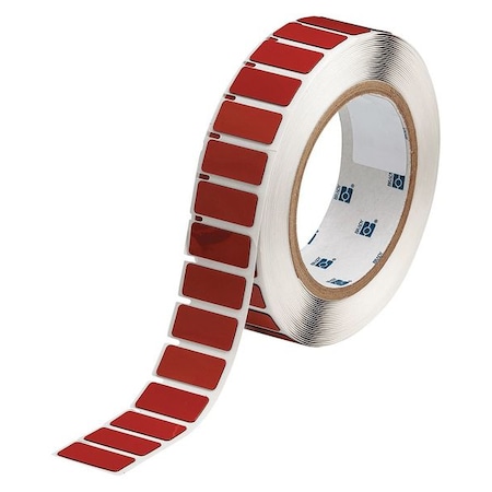 Raised Panel Label, Red, Labels/Roll: 500 MPN:THTEP-171-593-.5RD