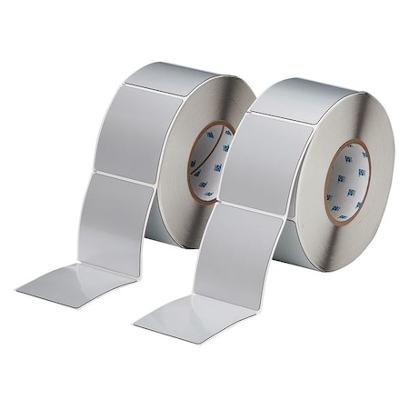 Thermal Transfer Label, Silver, Labels/Roll: 500 MPN:THTEP-178-593-.5SL