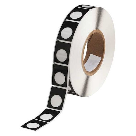 Thermal Transfer Label, Black, Labels/Roll: 500 MPN:THTEP167U-593-.5BK