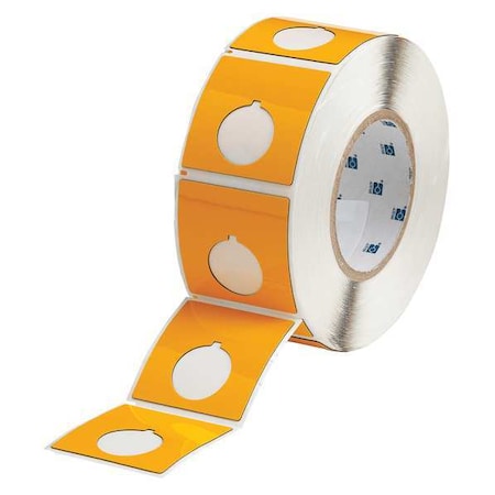 Thermal Transfer Label, Yellow, Labels/Roll: 250 MPN:THTEP170-593-.25YL