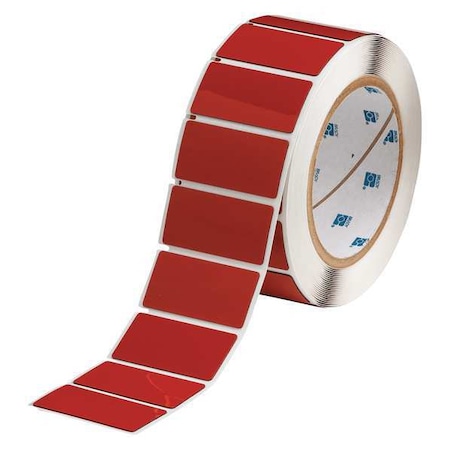 Thermal Transfer Label, Red, Labels/Roll: 250 MPN:THTEP173-593-.25RD