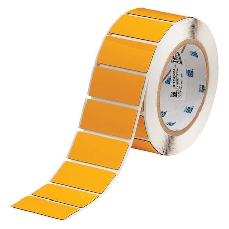 Thermal Transfer Label, Yellow, Labels/Roll: 250 MPN:THTEP173-593-.25YL