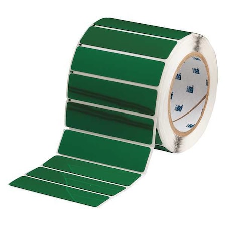 Thermal Transfer Label, Green, Labels/Roll: 250 MPN:THTEP174-593-.25GN