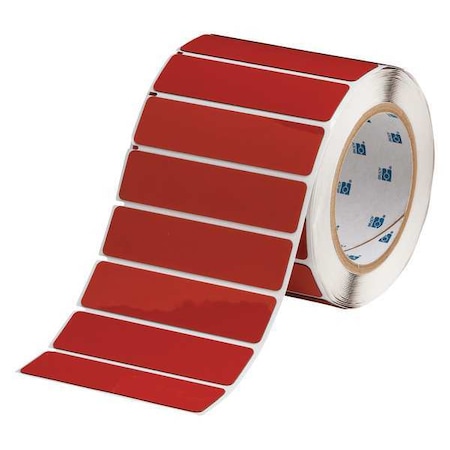 Thermal Transfer Label, Red, Labels/Roll: 250 MPN:THTEP174-593-.25RD