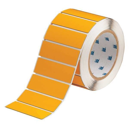 Thermal Transfer Label, Yellow, Labels/Roll: 250 MPN:THTEP176-593-.25YL