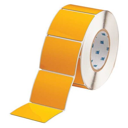 Thermal Transfer Label, Yellow, Labels/Roll: 250 MPN:THTEP177-593-.25YL