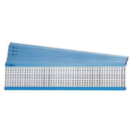Wire Marker, Preprintd, Self-Adhesive, PK25, TMM-50-99-PK MPN:TMM-50-99-PK