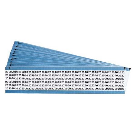 Wire Markers, Legend 10, Black/White, PK25, TWM-10-PK MPN:TWM-10-PK