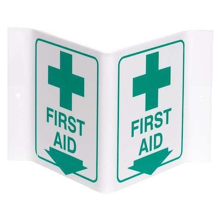 First Aid, 6 in x 9 in, Rectangle, Acrylic, V1FA03A MPN:V1FA03A