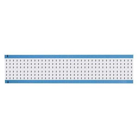 Wire Markers, Legend 2, Black/White, PK25, WM-2-SC-PK MPN:WM-2-SC-PK