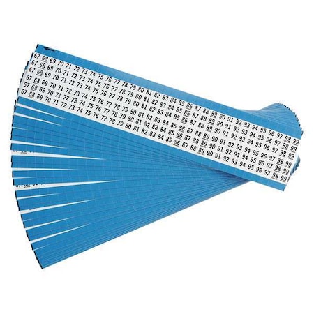 Wire Marker, Printd, Repos Self-Adhes, PK25, WM-67-99-PK MPN:WM-67-99-PK