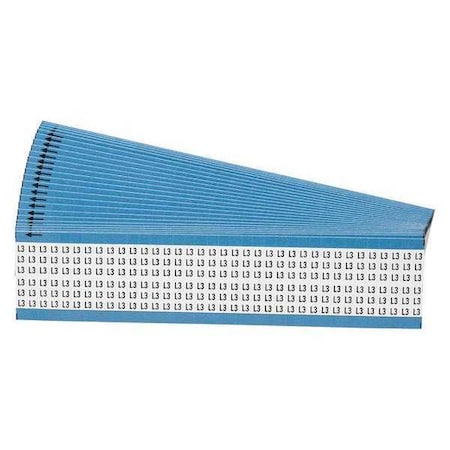 Wire Markers, Legend L3, Black/White, PK25, WM-L3-PK MPN:WM-L3-PK