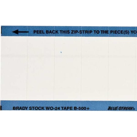 InspectionLabel, White, VinylCloth, PK25 MPN:WO-24-PK
