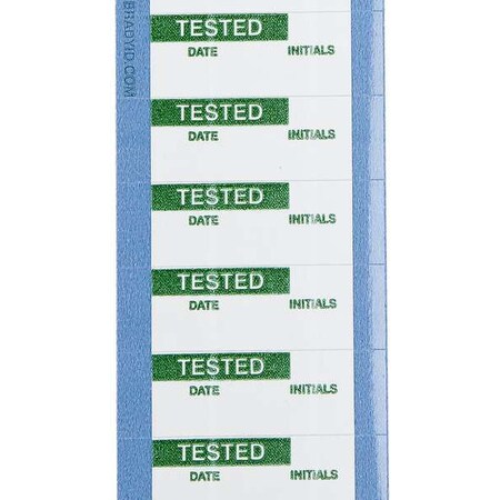 InspectionLabel, Green/White, PK25 MPN:WO-38-PK