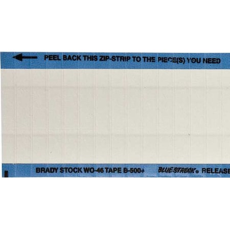 Write-On Blank Labels 0.25 in H x, PK 25, WO-46-PK MPN:WO-46-PK