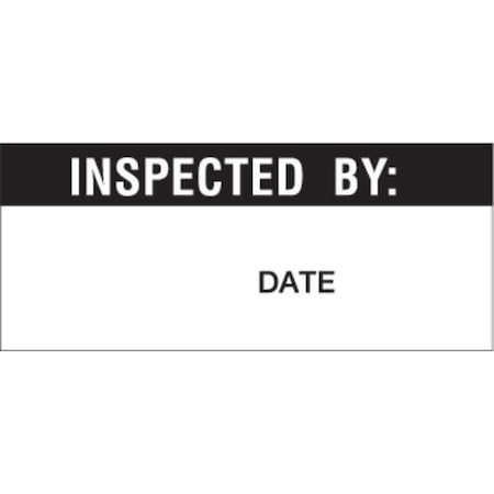 InspectionLabel, White, VinylCloth, PK70 MPN:WO-52-VP