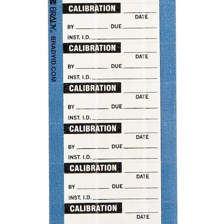 InspectionLabel, Black/White, PK25 MPN:WO-64-PK