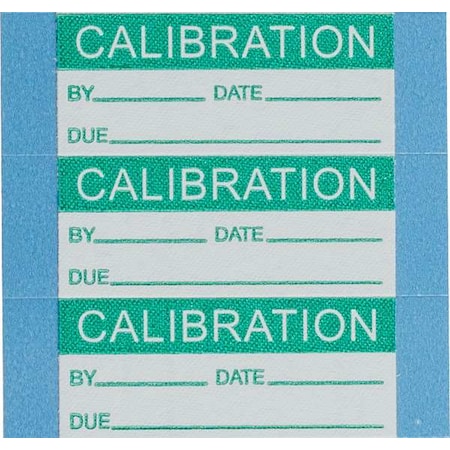 CalibrationLabel, Green/White, PK25 MPN:WOAF-10-PK
