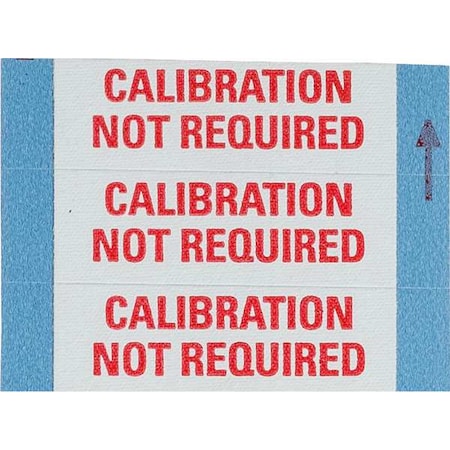 CalibrationLabel, Red/Silver, PK25 MPN:WOAF-53-PK