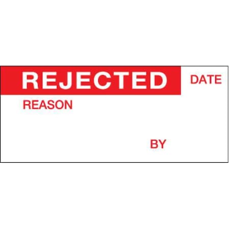 Quality Inspection Label, 5/8inHx1-1/2inW, PK14 MPN:WOX-1