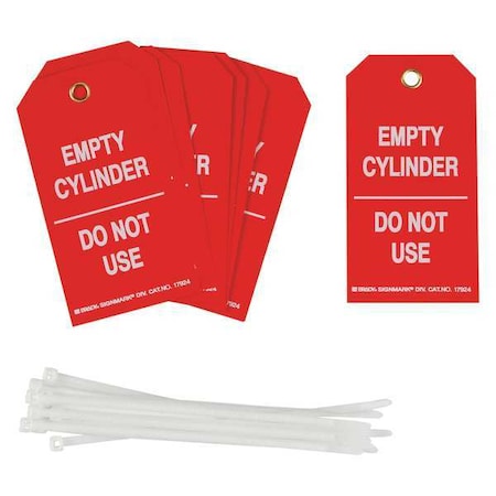 Cylinder Status Tags B-851 5 3/4IN H X 3IN W MPN:17924