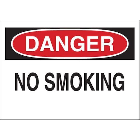 No Smoking Sign B-302 10IN H X 14IN W MPN:88371